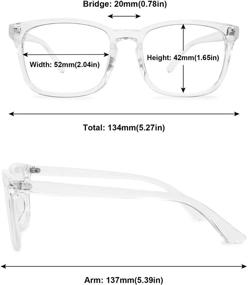 img 3 attached to ABETOS Computer Reading Blocking Eyeglasses