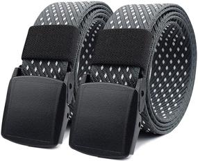 img 4 attached to Tactical Military Webbing Plastic Outdoor Men's Accessories and Belts