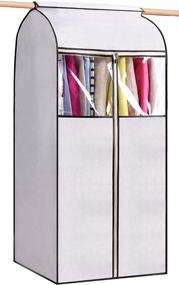 img 4 attached to MISSLO Hanging Garment Storage Frameless Storage & Organization for Clothing & Closet Storage