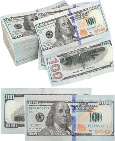 img 4 attached to 💵 Iconikal Disposable Party Napkins, 100 Dollar Bill Design, Pack of 75