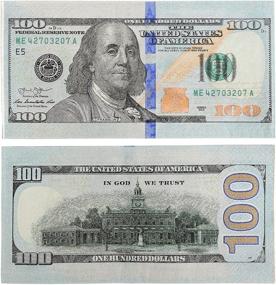 img 3 attached to 💵 Iconikal Disposable Party Napkins, 100 Dollar Bill Design, Pack of 75