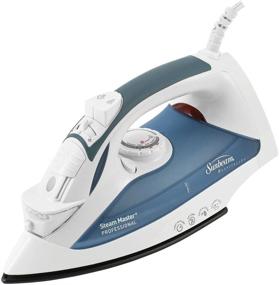 img 2 attached to 🔥 Professional Iron: Sunbeam GreenSense SteamMaster with Clearview, White and Blue - Exceptional Performance