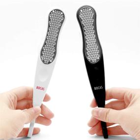 img 2 attached to 🦶 Файл для педикюра Bocas Pedicure Foot File Callus Remover FC2000: Профессиональная нержавеющая стальная опилка для сухих и влажных стоп - легко удаляет огрубевшую кожу