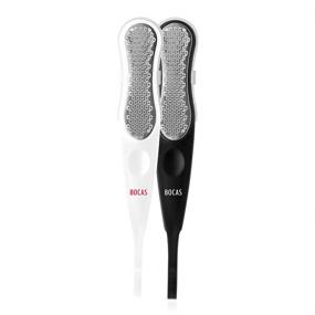 img 4 attached to 🦶 Файл для педикюра Bocas Pedicure Foot File Callus Remover FC2000: Профессиональная нержавеющая стальная опилка для сухих и влажных стоп - легко удаляет огрубевшую кожу