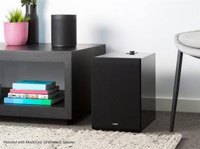 img 1 attached to 🎵 Enhance your Audio Experience with Yamaha MusicCast SUB 100 Wireless Subwoofer, Alexa Compatible - Black