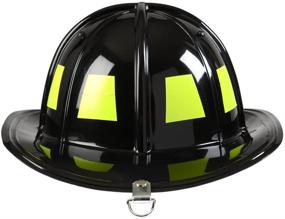 img 2 attached to 🔥 Black Fire Chief Helmet by Aeromax