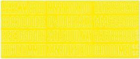 img 3 attached to 🔠 Duro Vinyl Letters Gothic, Complete Set, No. 3215, 2 inch Yellow - Find Now!