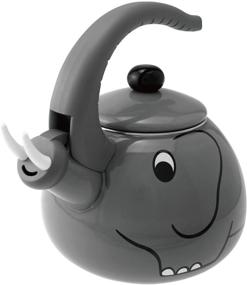 img 3 attached to 🐘 Supreme Housewares Elephant Whistling Tea Kettle – Gray, 2.4 Quarts: Charming and Functional Kitchen Decor