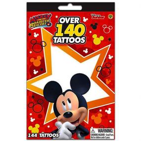 img 1 attached to 🐭 Disney Junior Mickey Mouse & The Roadster Racers Temporary Tattoos - Over 140 Assorted Cute Designs – Easy to Apply & Remove, Smudge Proof – Perfect Party Favors & Handouts (1-pack)