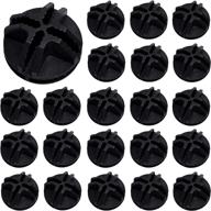 💡 black wire cube plastic connectors - pack of 40 for modular organizer closet and wire grid cube storage shelving unit by pinsuko logo