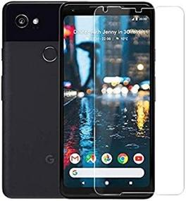 img 1 attached to Защитное стекло для экрана Google Pixel 2XL - [2 шт] Сверхтонкое HD защитное стекло для Google Pixel 2 XL [Устойчивое к царапинам] [Без пузырьков]