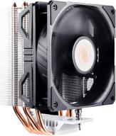 cooler master hyper 212 evo v2 cpu air cooler with sickleflow 120 v2 pwm fan, 4 copper heat pipes, compatible with amd ryzen and intel lga1200/1151 logo