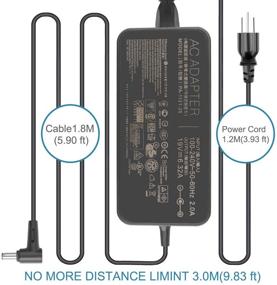 img 3 attached to 🔌 JUYOON 120W 19V 6.32A Charger AC Adapter for ASUS TUF Gaming FX705GM FX705DT FX705GE FX705GD FX505 FX505GD FX505GE FX505GD FX505DY FX705DY FX505GM TUF705GD FX505DD" - Optimized Charger AC Adapter for ASUS TUF Gaming Laptops FX705GM, FX705DT, FX705GE, FX705GD, FX505, FX505GD, FX505GE, FX505GD, FX505DY, FX705DY, FX505GM, TUF705GD, FX505DD