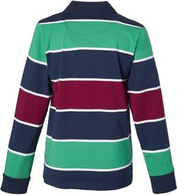 img 2 attached to Sportoli Cotton Striped Sleeve Rugby Boys' Clothing: Stylish Tops, Tees & Shirts