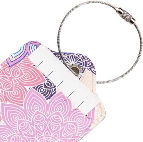 img 1 attached to 🧳 Chelmon Luggage Cruise Instrument Blooming Travel Accessories: Fashionable Luggage Tags & Handle Wraps for Effortless Travel