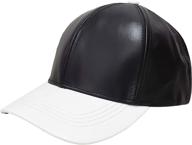 🧢 usa-made adjustable baseball cap - emstate genuine cowhide leather logo