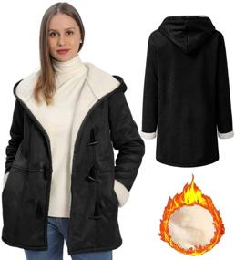 img 2 attached to Windproof Outerwear Fashion Overcoat Pockets Women's Clothing in Coats, Jackets & Vests