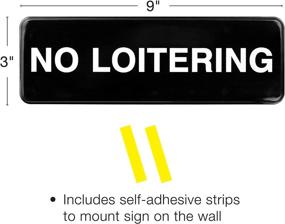 img 3 attached to Informative No Loitering Sign: 🚫 Durable Plastic Solution for Effective Area Management