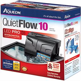 img 1 attached to 🐠 Aqueon QuietFlow 10 LED Pro Power Filter (Item #06080)