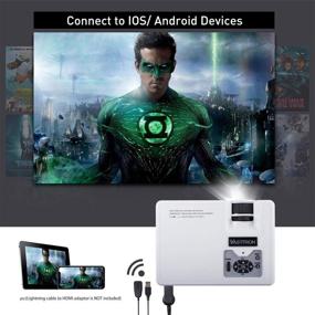 img 3 attached to 🎥 Vasttron Mini Projector: Portable Multimedia Home Theater for Full HD Movies, Games & More