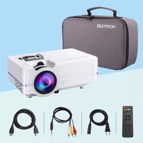 img 1 attached to 🎥 Vasttron Mini Projector: Portable Multimedia Home Theater for Full HD Movies, Games & More