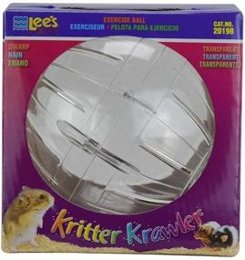 img 2 attached to 🏀 Lee's Clear 5-Inch Kritter Krawler Mini Exercise Ball