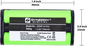 img 3 attached to Synergy Digital Ni-MH Battery Compatible with Sony BP-HP550-11 - 2.4 Volt, 700 mAh