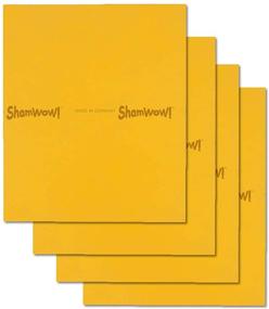 img 4 attached to 🧽 The Original Shamwow: Super Absorbent Cleaning Shammy Towel Cloth (4 Pack) - Orange, Machine Washable & Scratch-free for Multi-Purpose Cleaning