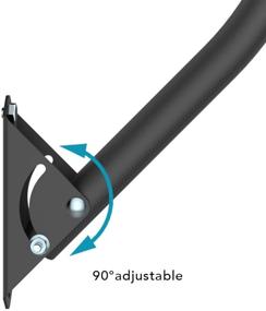 img 3 attached to Enhanced Outdoor/Attic TV Antenna Mount Pole: Stainless Steel, 13' Arm Length, Reversible, Lightweight, Waterproof, Easy Installation