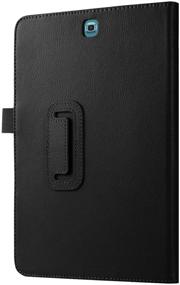 img 1 attached to Samsung Galaxy Tab A 8.0 2015 Case - Slim Folding Cover Case with Auto Wake/Sleep, Stylus Pen Loop - For Galaxy Tab A 8.0 Tablet SM-T350 2015 Release, Black (Not Compatible with 2017 Tab A 8.0)