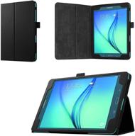 samsung galaxy tab a 8.0 2015 case - slim folding cover case with auto wake/sleep, stylus pen loop - for galaxy tab a 8.0 tablet sm-t350 2015 release, black (not compatible with 2017 tab a 8.0) logo