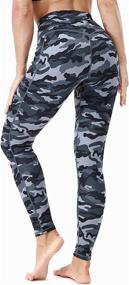 img 3 attached to 🩲 High Waist Yoga Leggings for Women with Tummy Control, Pockets, and Enhanced Sports Workout Support