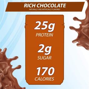 img 2 attached to 🍫 Pure Protein Powder: High Whey Protein, Low Sugar, Gluten Free, Rich Chocolate - 1 lb