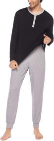 img 1 attached to 👗 Comfortable Ekouaer Sleepwear: Stylish Sleeve Nightwear with V Neck