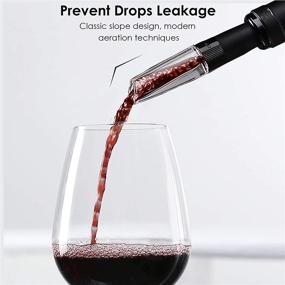 img 1 attached to 🍷 2021 Wine Air Aerator - Luxury Pourer & Decanter, 2-in-1 Wine Spout, Red Wine Decanter with Aerator, Wine Bottle Aerators & Pourers - Perfect Christmas Wine Gift