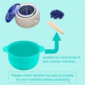 img 1 attached to 🍯 3-Piece Removable Silicone Replacement Wax Pot - Perfect Accessory for Home Use Wax Machine, 500 cc, 14 oz