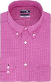 img 1 attached to 👕 IZOD Regular Stretch Gingham Shirts for Men's Clothing