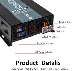img 4 attached to WZRELB Преобразователь-инвертор RBP350012B1, долговечный