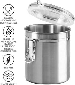 img 2 attached to Oggi Corporation 4-Piece Stainless Steel Food Storage Container Set