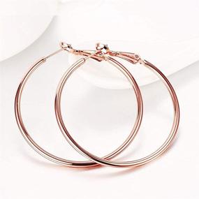 img 1 attached to 👂 Spiritlele 24 Pairs Hoop Earrings Crystal Pearl Stud Set - Huggie Earrings for Women and Girls