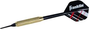 img 2 attached to 🎯 Precision Throw: Franklin Sports RT100 Brass Coated Soft Tip Dart (18-gram)