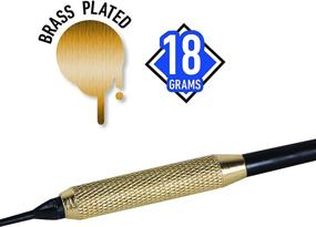 img 1 attached to 🎯 Precision Throw: Franklin Sports RT100 Brass Coated Soft Tip Dart (18-gram)