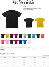 img 1 attached to A2Y Heavy Cotton T Shirts Kelly Boys' Clothing in Tops, Tees & Shirts