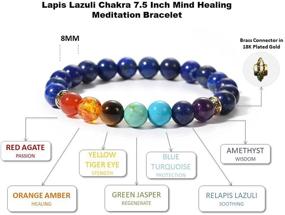 img 3 attached to Lazuli Meditation Bracelet Bracelet Healing