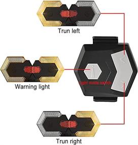 img 3 attached to 🚴 Aiguozer Bike Tail Light with Turn Signals | USB Rechargeable LED Safety Warning Rear Light | Wireless Remote Control Waterproof Bicycle Turn Signal | Bright Mountain Bike & Road Cycling Light