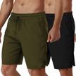 coofandy dry fit gym shorts sports & fitness logo
