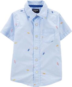 img 2 attached to Toddler Short Sleeve Woven Print