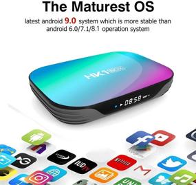 img 3 attached to 📺 HK1 Box Smart TV Box Android 9.0, 4GB RAM 32GB ROM, S905X3 Quad Core 64bit Cortex-A55, GPU G31 MP2, Dual Band WiFi, Bluetooth 4.0, H.265 Decoding, 1000 RJ-45 LAN, HD 8K, 4+32GB