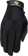 heritage performance gloves size black sports & fitness logo