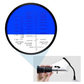 img 1 attached to Brix Refractometer: 0-10% Brix Range - Ideal for Testing Synthetic Machining Coolants, Maple Sap, Cutting Liquid, CNC, Maple Syrup Makers, Low-Concentrated Sugar Solutions, Tea - Features ATC, LED Light, and Pipettes